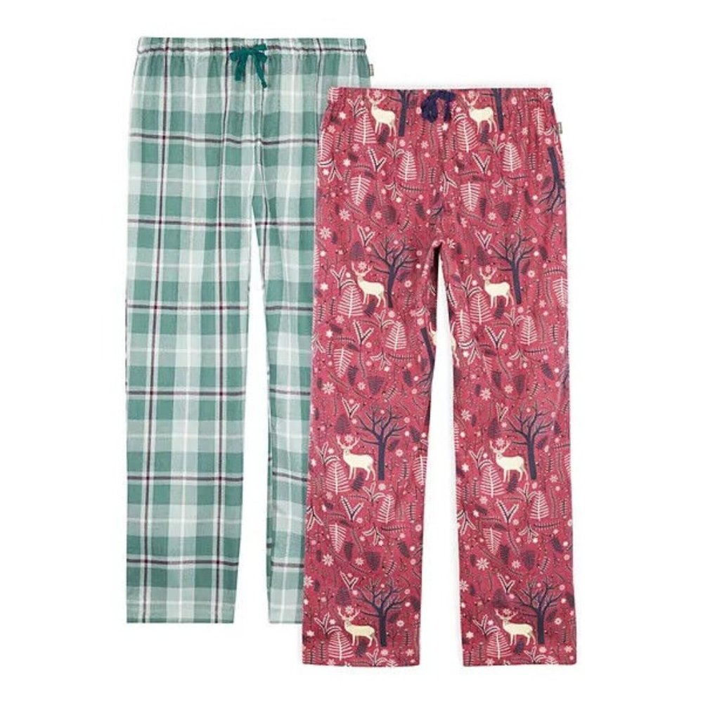 Eddie  Bauer Women's Flannel Pajama Pants, Long Novelty Lounge / PJ Bottoms